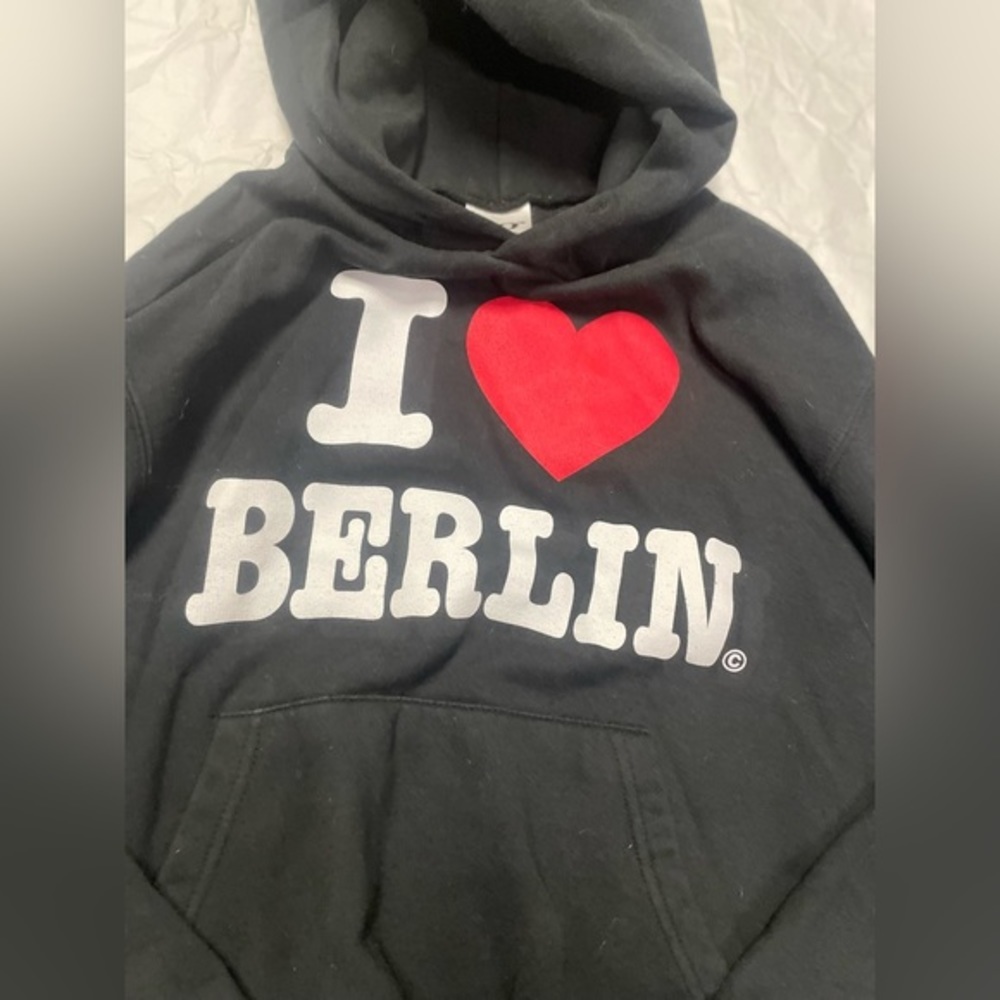 retro i Love Berlin hoodie​